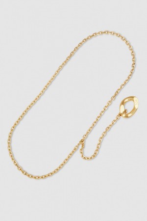 Patrizia Pepe Adjustable Chain Belt Goud | 6521OEMXA
