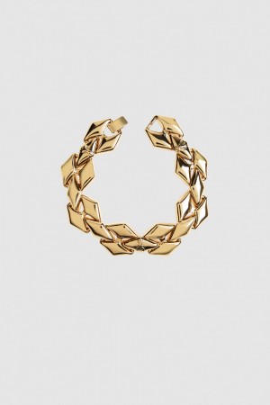 Patrizia Pepe Brass Link Bracelet Goud | 6410CUFIY