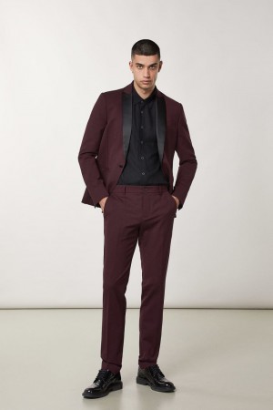 Patrizia Pepe Classic Gabardine Pants Paars | 9734FLRPO