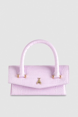 Patrizia Pepe Fly Bamby Croco Paars | 6921WMLGA