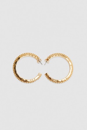 Patrizia Pepe Hoop Earrings Goud | 4705DFYPZ