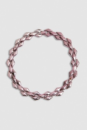 Patrizia Pepe Necklace With Personalized Links And Micro Fly Roze | 8243GVXNA